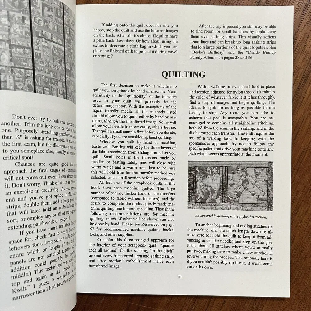 CREATING SCRAPBOOK QUILTS Pattern Book
